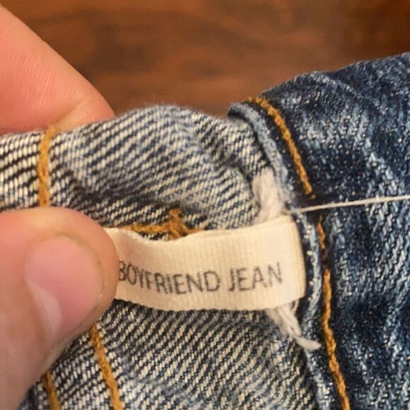 Rag & Bone Distressed Blue Denim Ripped Boyfriend Jeans Casual Contemporary - Picture 12 of 14